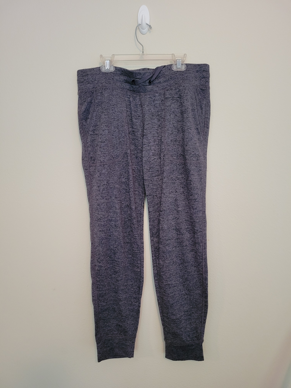 Women's Charcoal Gray Knit Jogger Pants